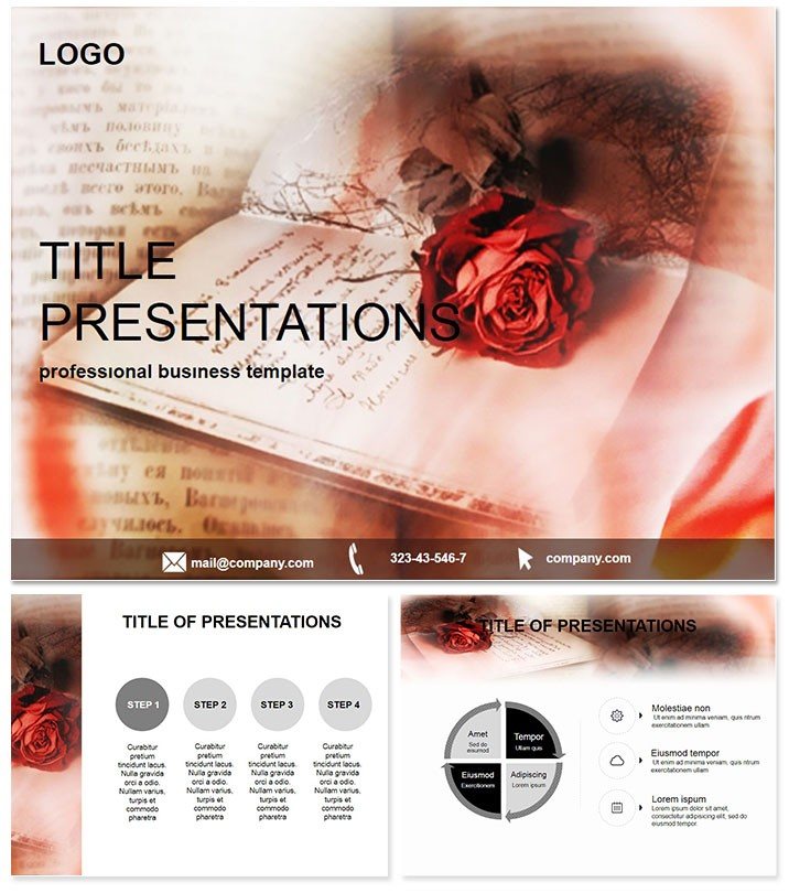 Romantic Poetry Keynote Template for Presentation