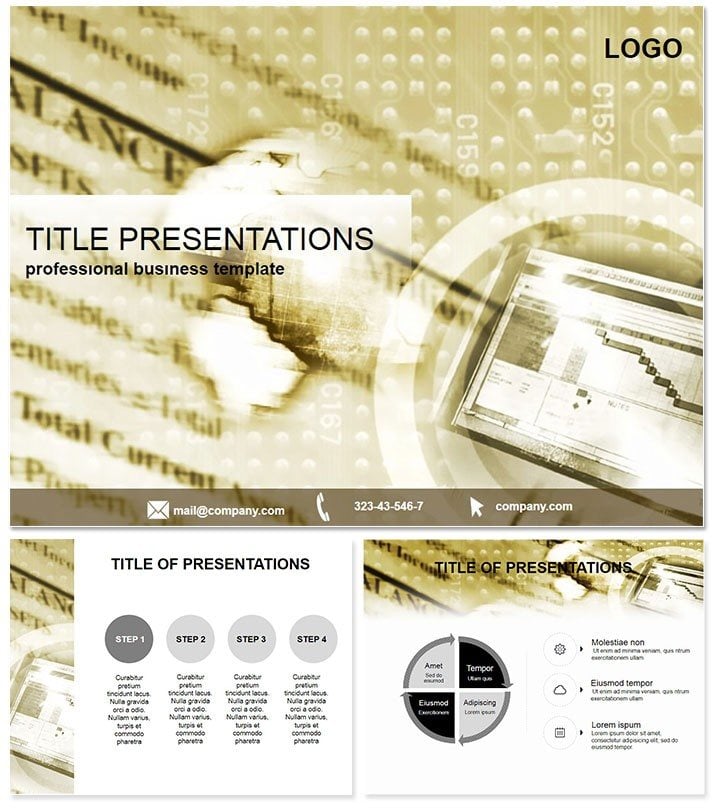 Dynamic Currency Trading Keynote Template for Presentation