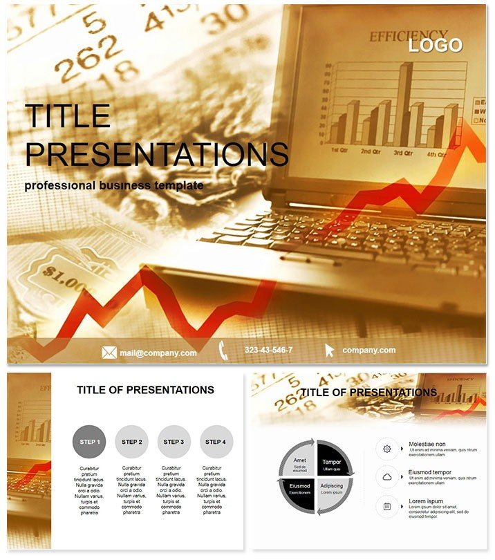 Financial Reports Keynote template