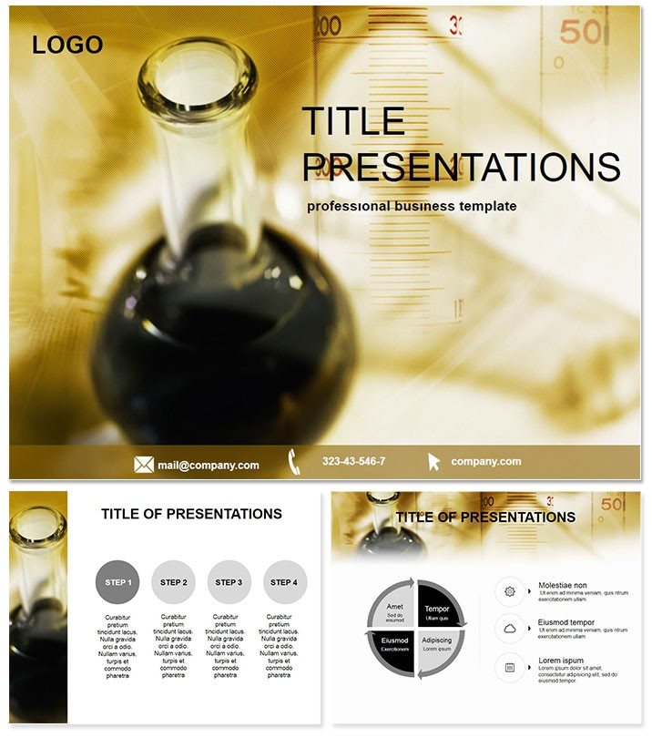 Chemical Bulb Liquid Keynote Template - Download Presentation