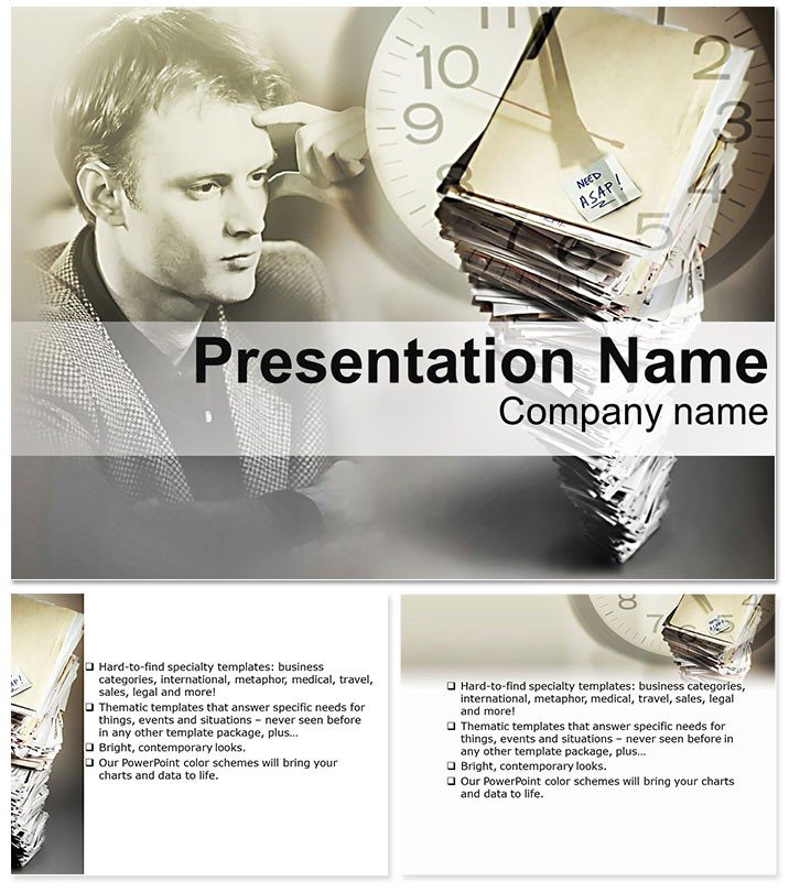 Document Management Keynote Template for Presentation
