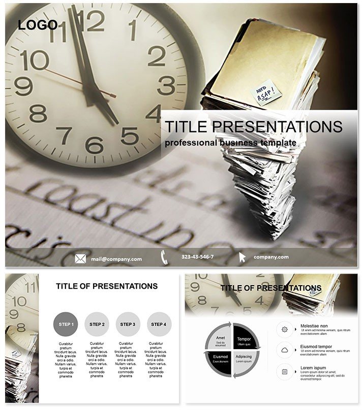 Working Time Keynote template Presentation