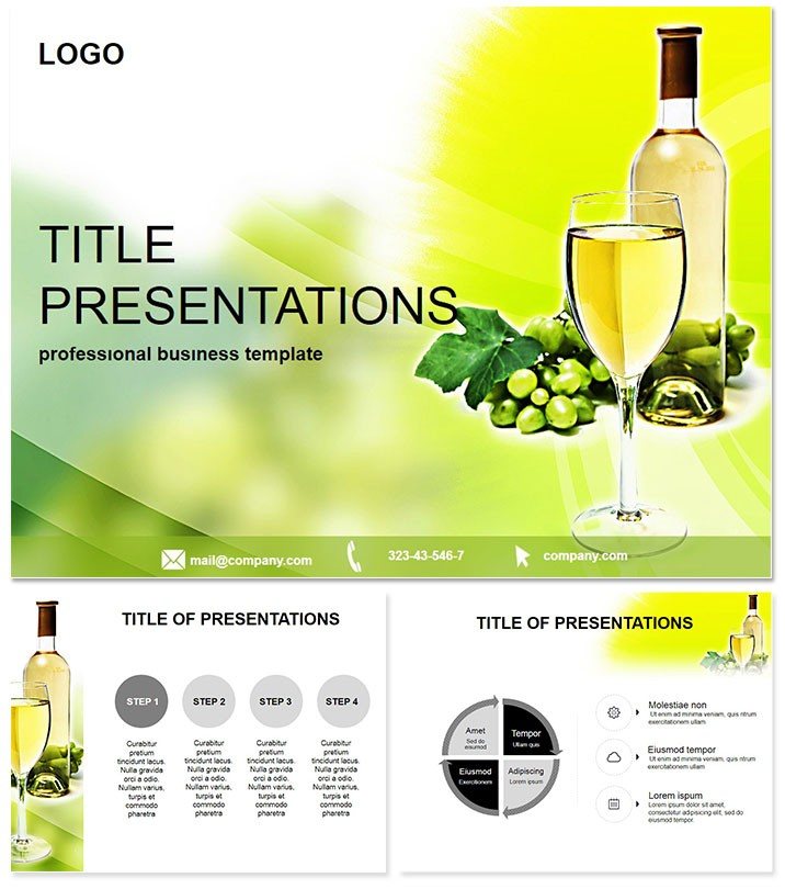 Wine industry Keynote templates