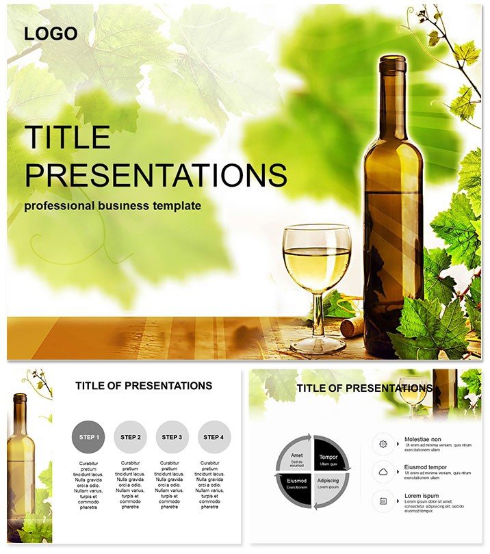 Wine tasting Keynote templates