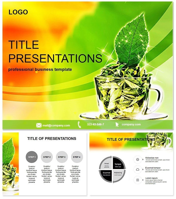 Tea sorts and Production Keynote template