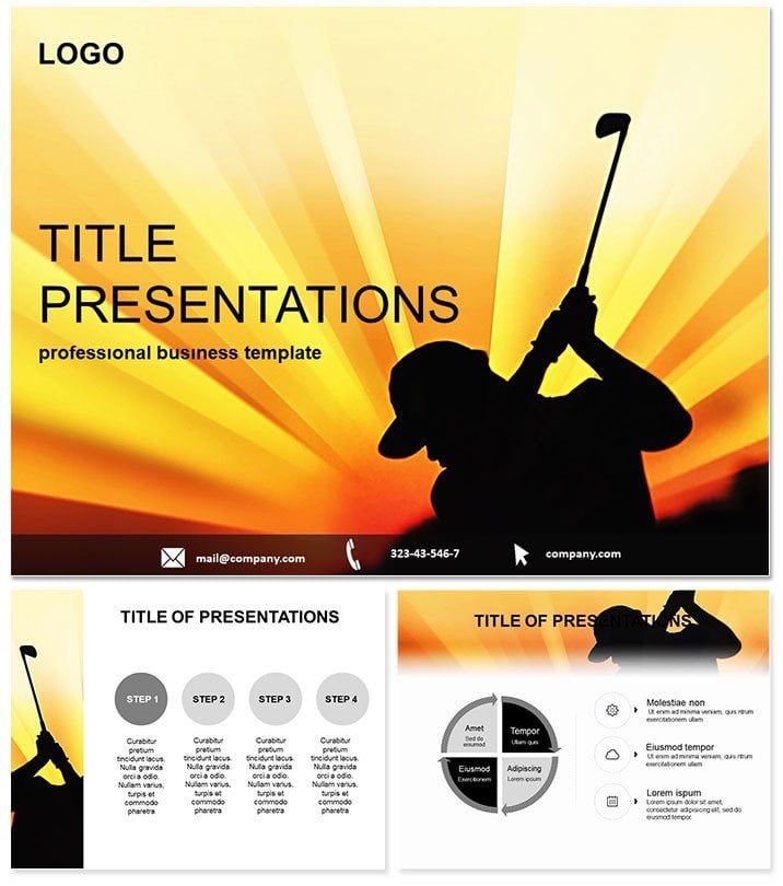Golf Club Keynote Template - Download Now for Presentation