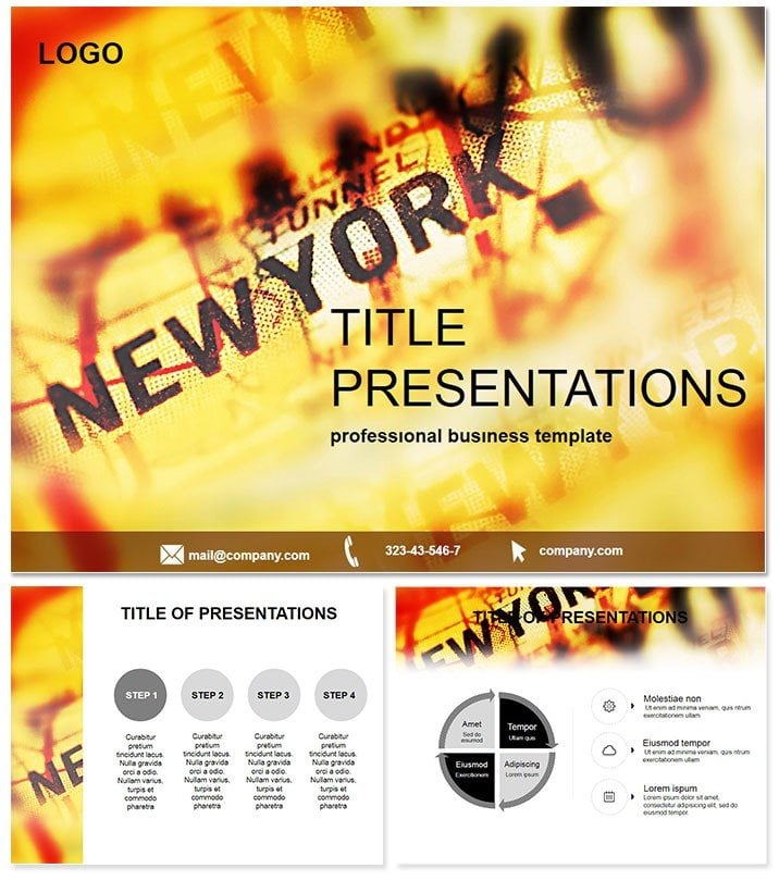 New York City Keynote Template for Presentation