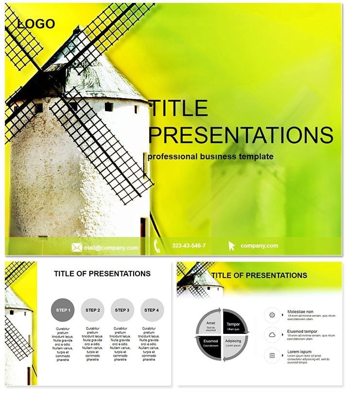 Windmills of Spain Keynote Template for Presentations