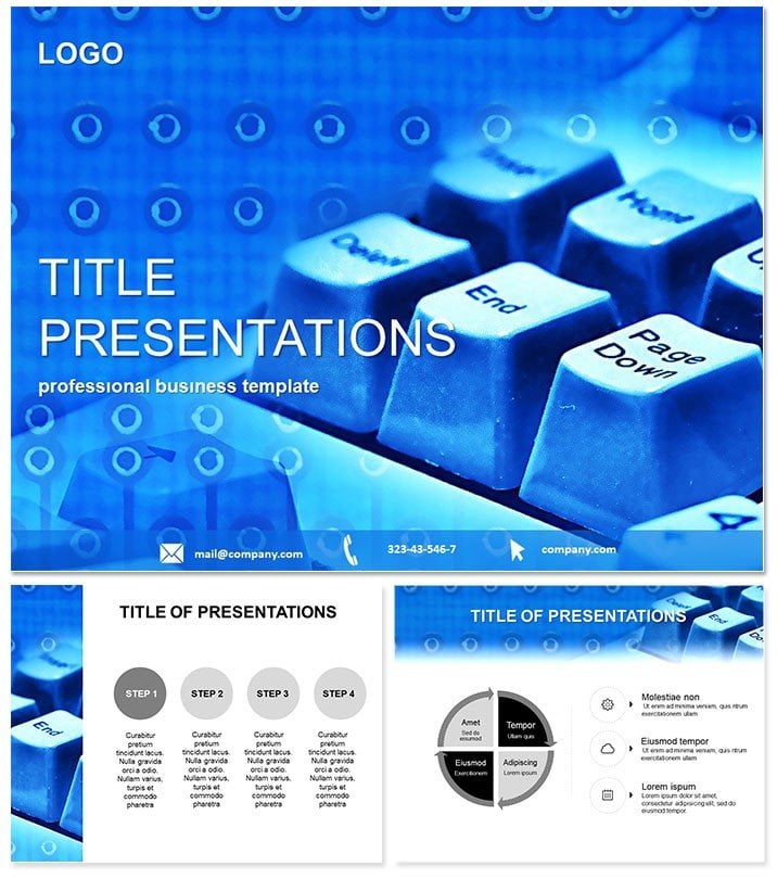 Typing Keynote template Presentation