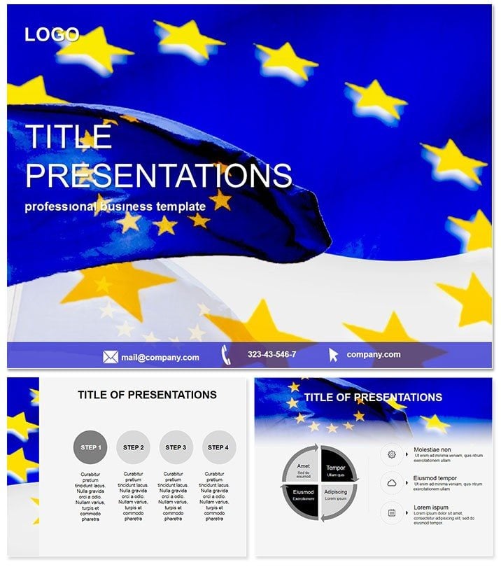 EU Flag Keynote Presentations themes