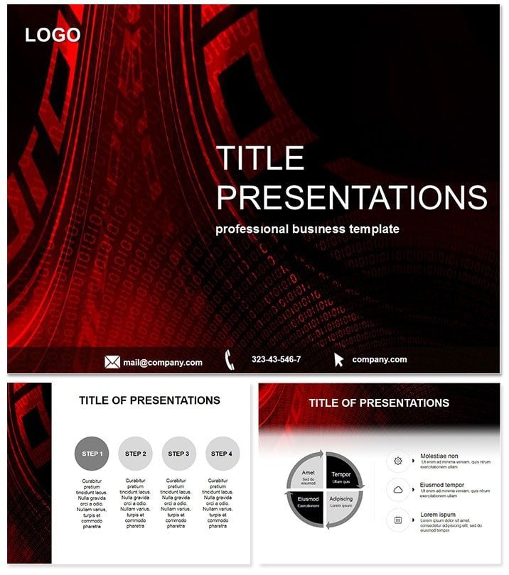 Traces of Light Keynote templates