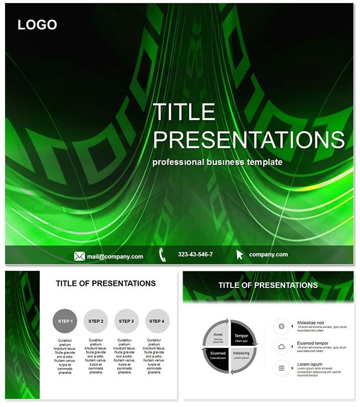 Green Light Merger Keynote template