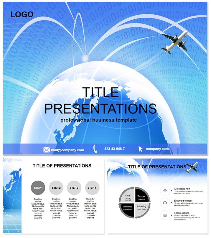Flights template for Keynote presentation