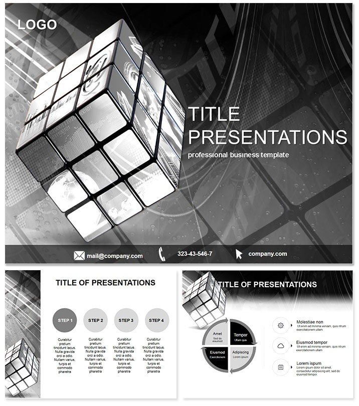 Rubiks Cube Solving themes - Keynote Presentations