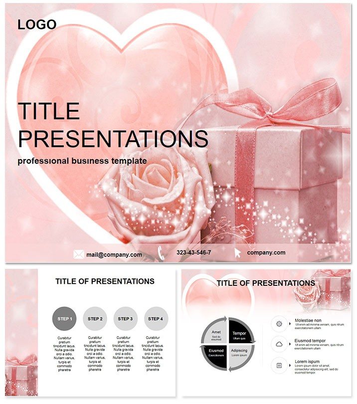 Background Gift and Heart Keynote Presentation