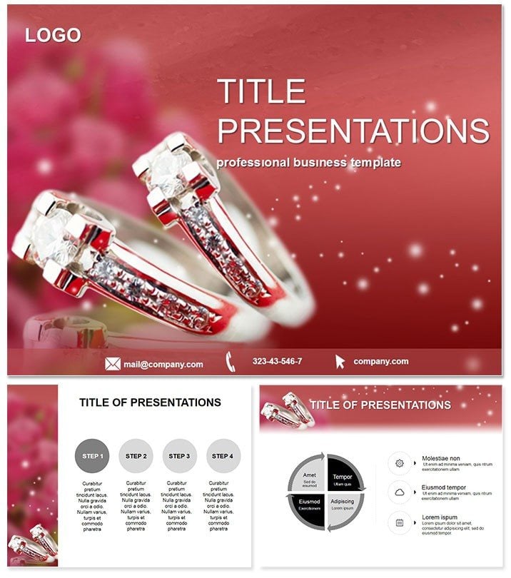 Wedding Rings Keynote themes and template