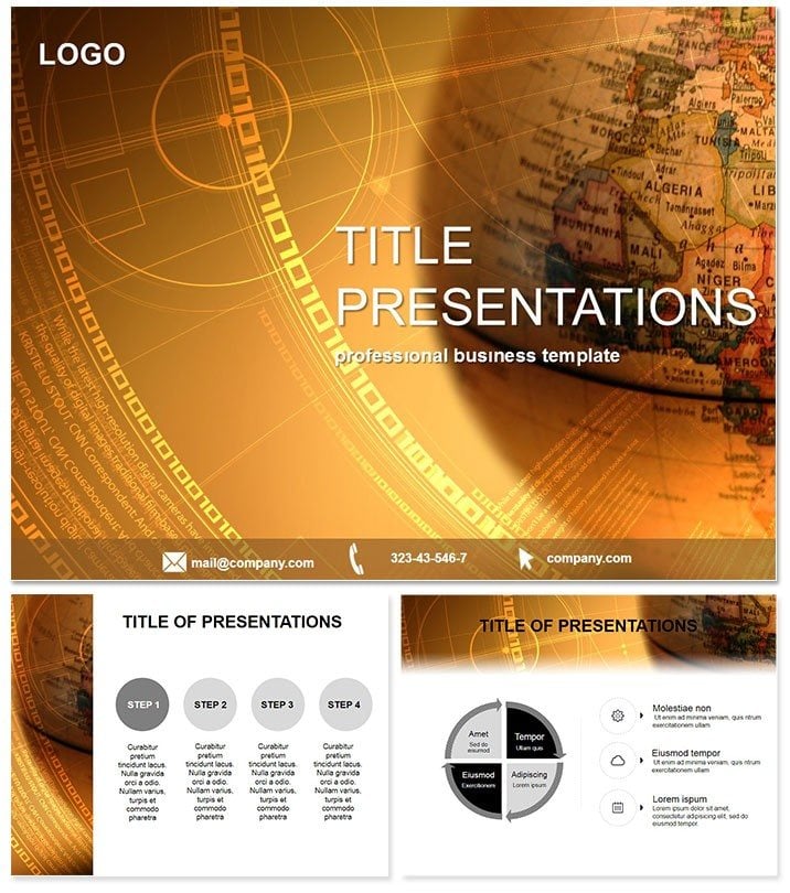 Planet Keynote Template - Elevate Your Professional Presentation
