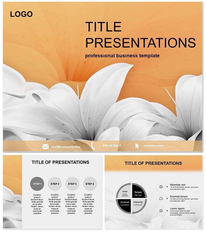 Lily template theme: Keynote Lily themes