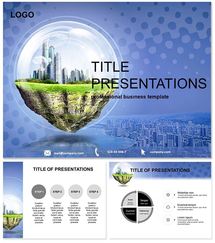 Overview Business World Keynote templates