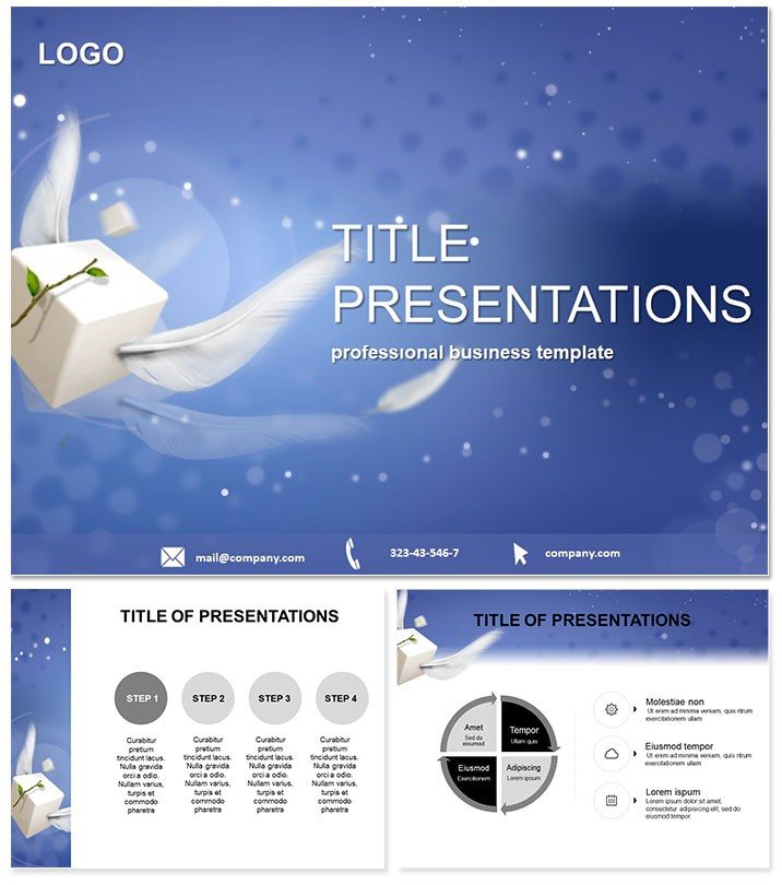 Flying Box Keynote presentation themes