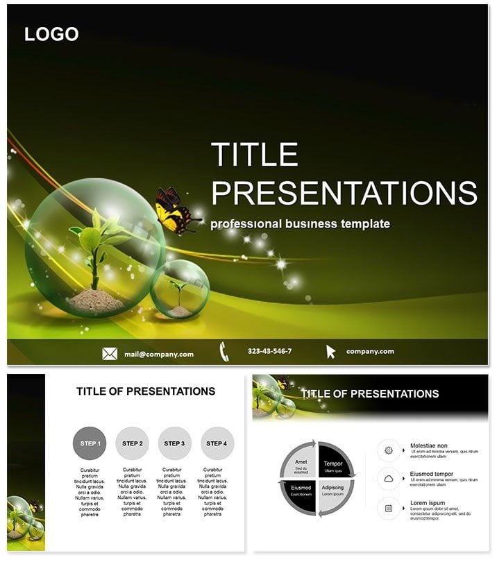 Wildlife Conservation Keynote themes and template