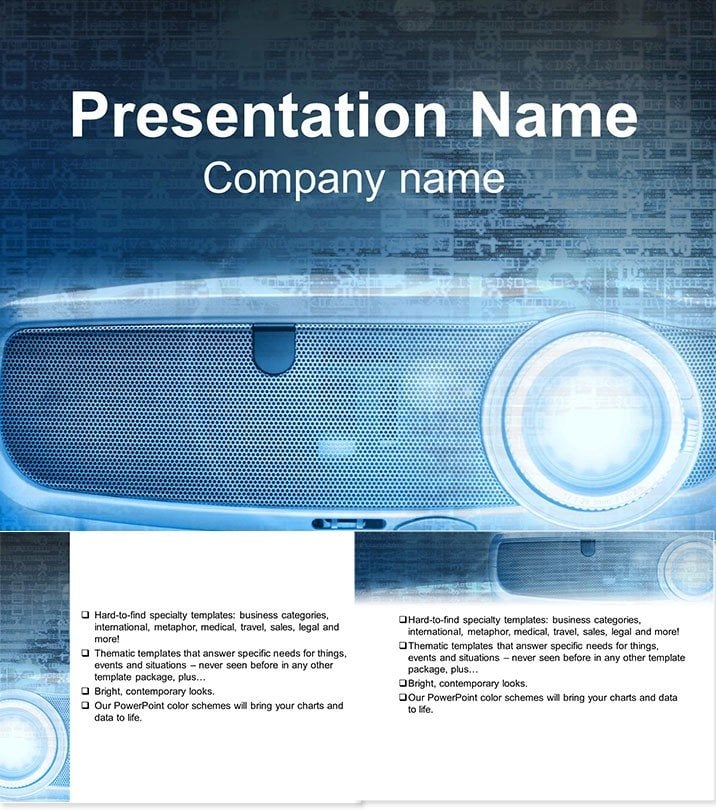 Projector for Presentation Keynote themes