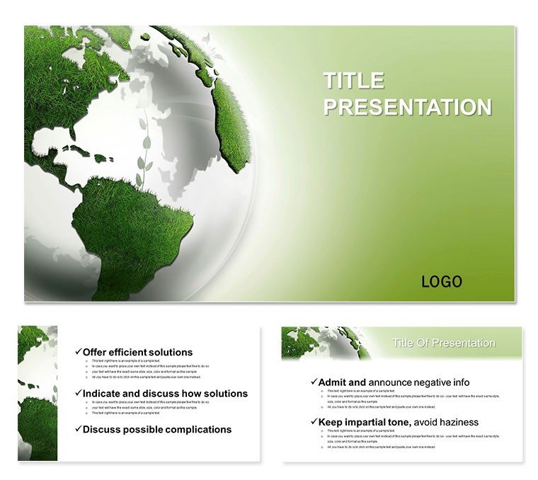 Bio Green Planet Keynote themes for presentation