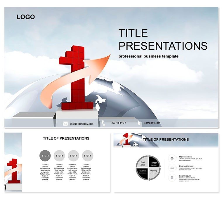 First Place Keynote template for Presentation