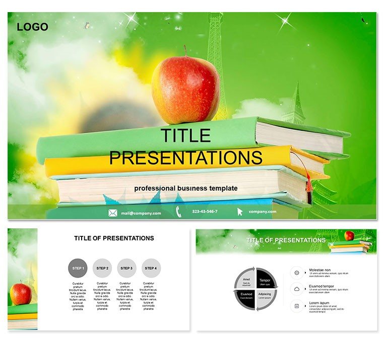 Books and Apple Keynote Themes - Templates
