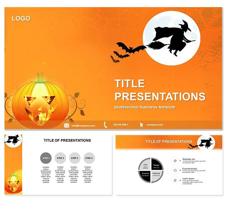 Flying Witch Keynote Template for Presentation