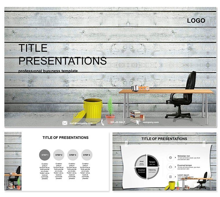 Workplace Plan Keynote template and Themes