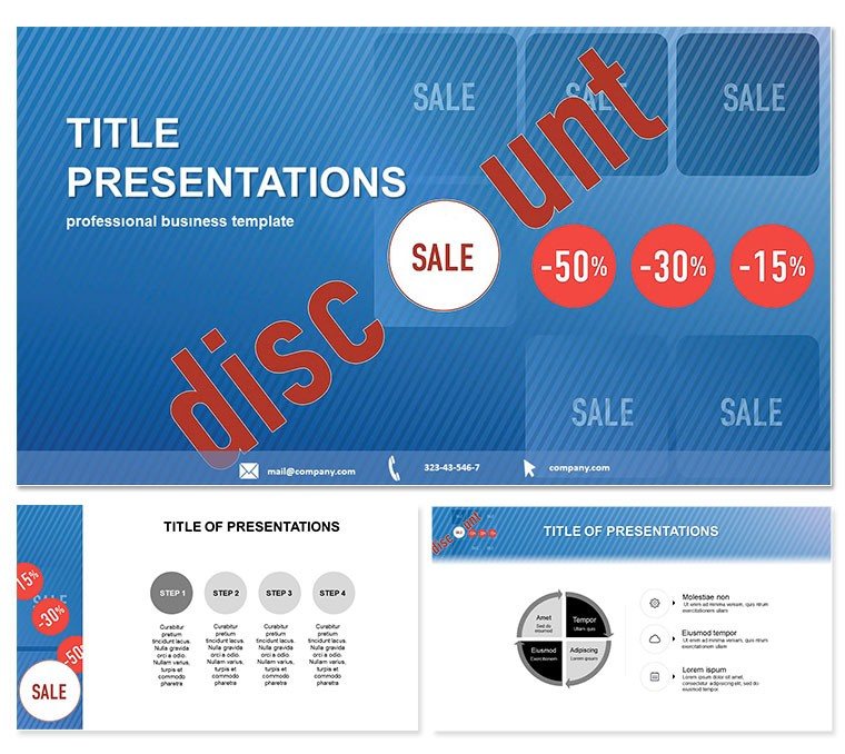 Discounts Keynote Template | Presentation Designs