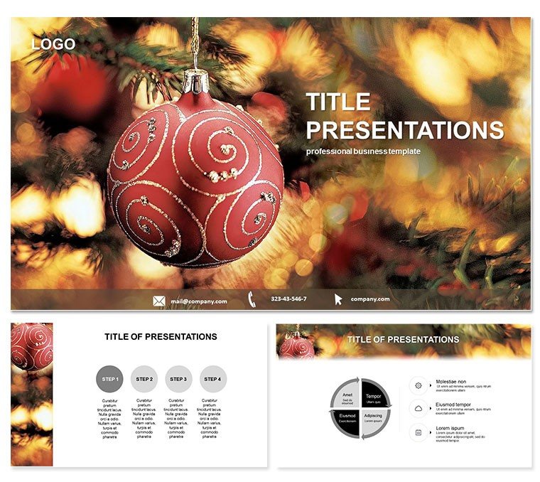 Christmas Ball and Tree Keynote Themes