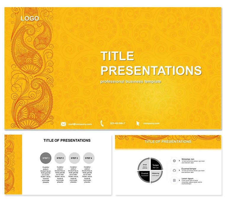 Indian Ornaments Keynote Presentation Template