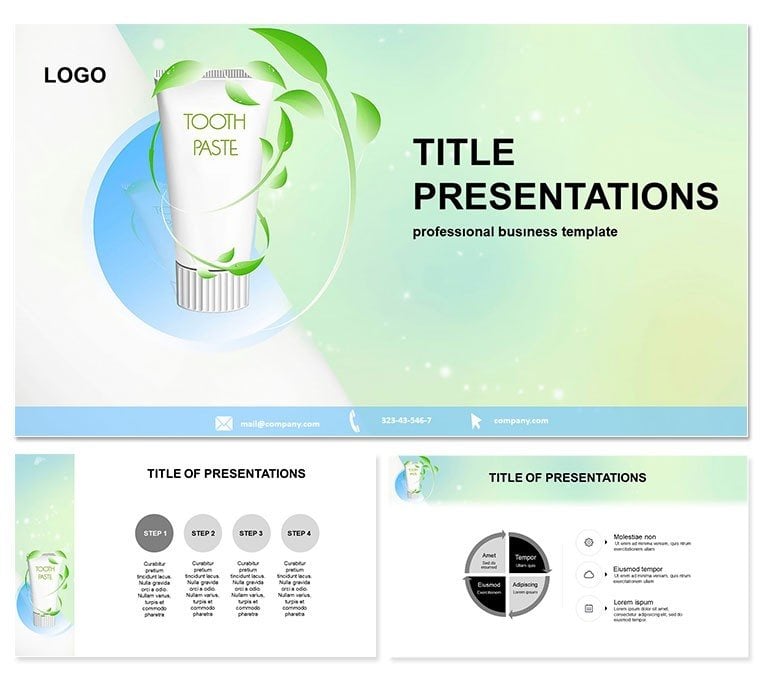 Toothpaste Keynote Themes and Template
