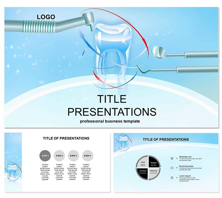 Dental Clinic: Tools and tooth Keynote Themes