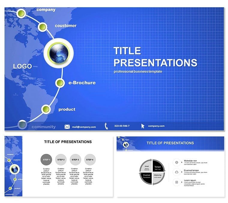 Network of Business Keynote Templates