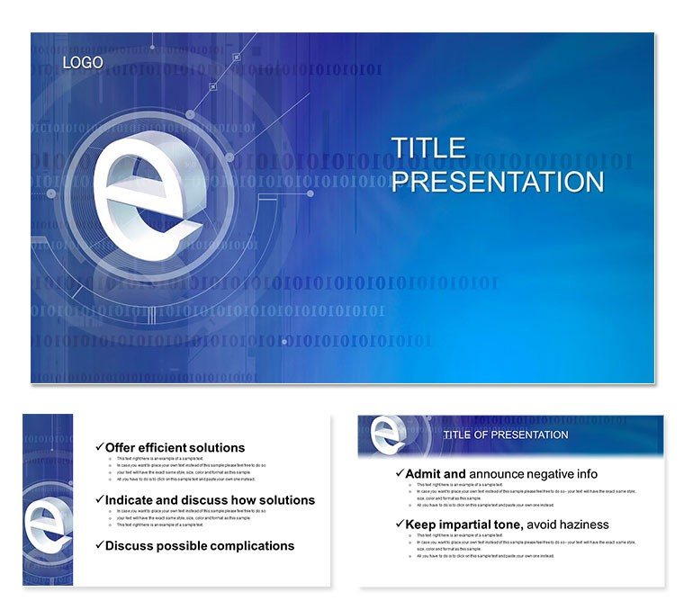 3D Internet Keynote Themes - Professional Presentation Templates