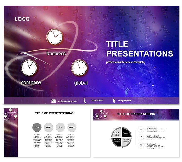 Efficient Time Management Keynote Template | Business Processes Presentation