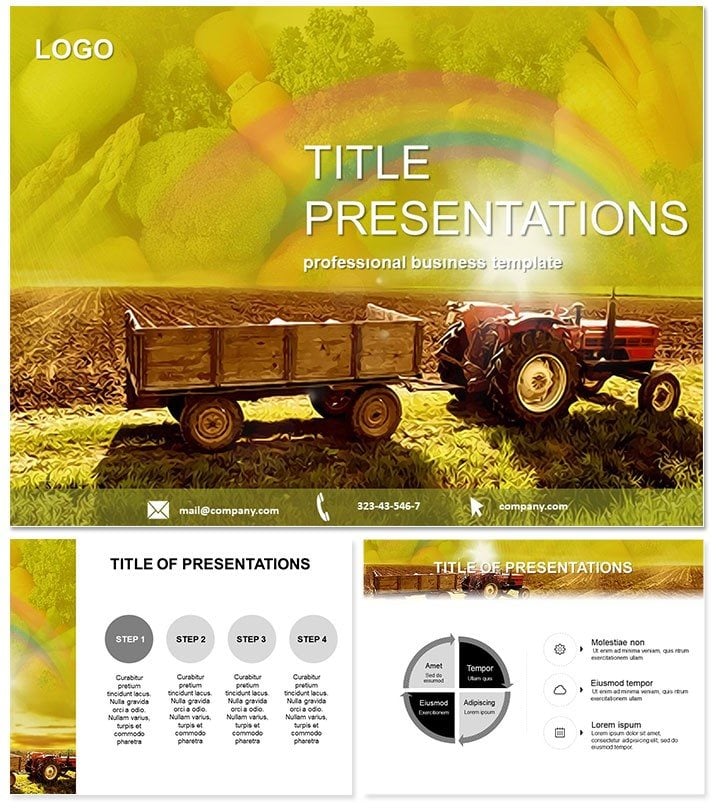 Field and Tractors Keynote Templates