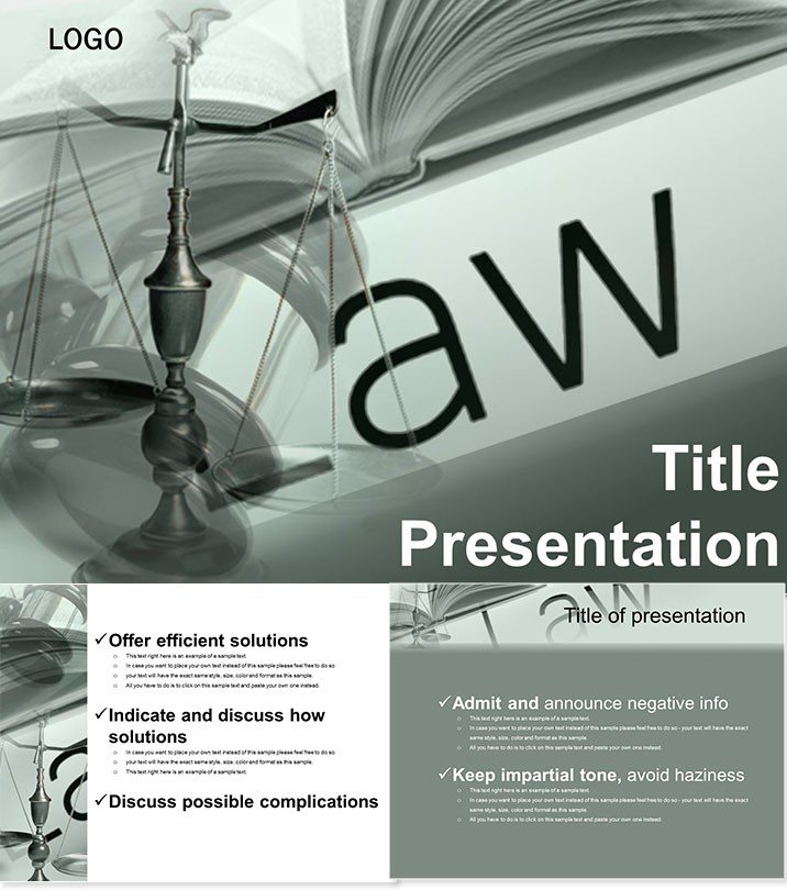 Laws and Court Case Keynote Themes and Template