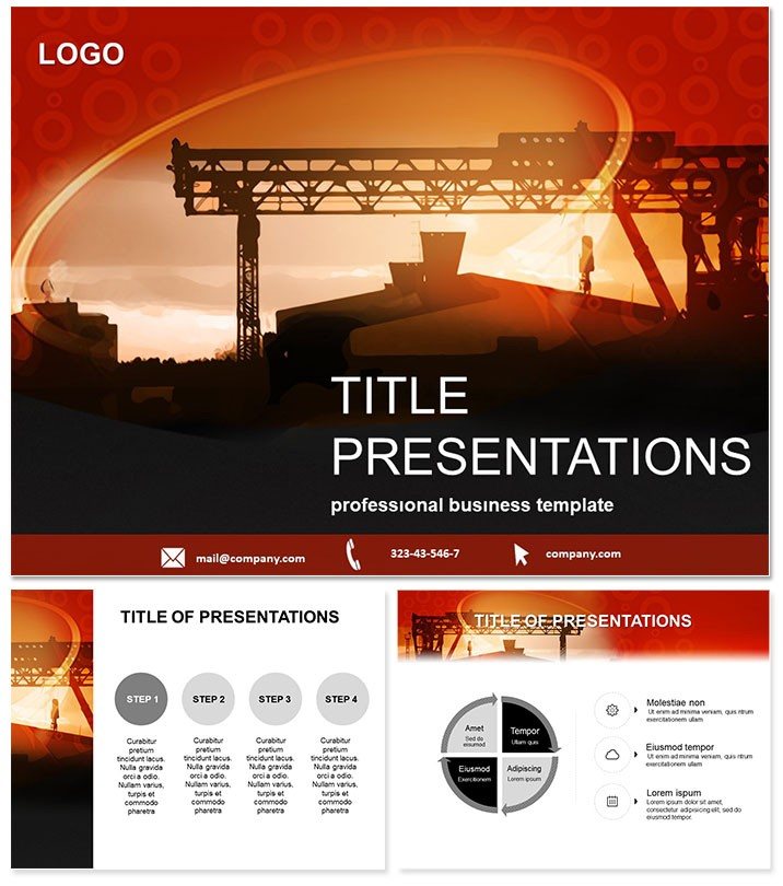 Industrial Warehouse Keynote Template and Themes