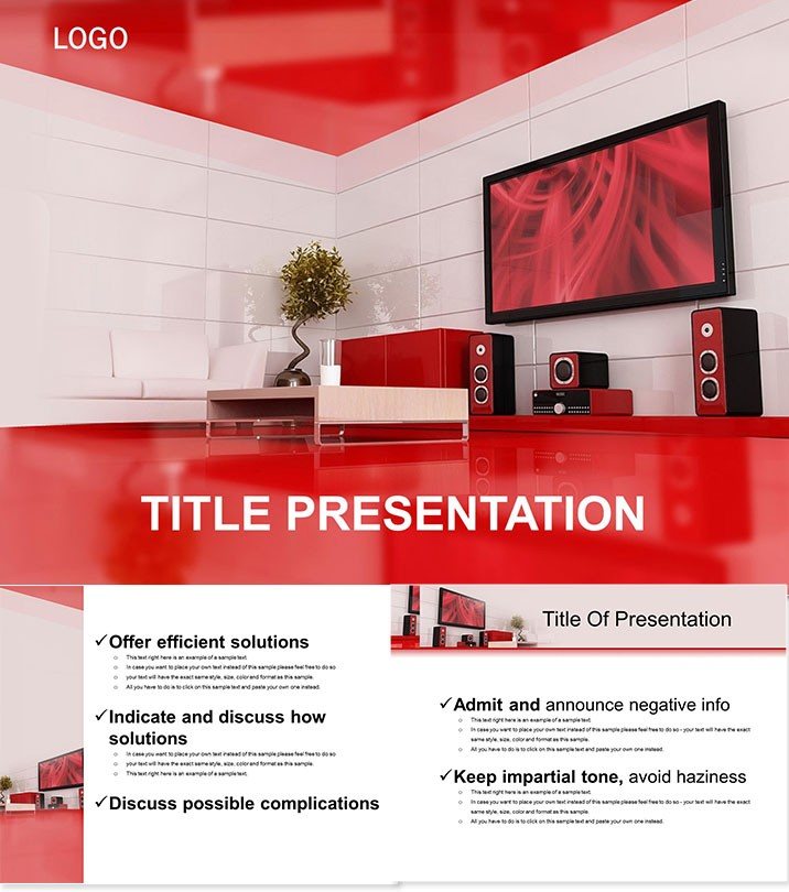 Keynote Modern design of the Apartment templates - Themes