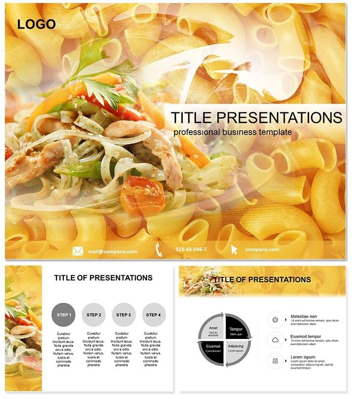 Keynote Perfect Pasta Dishes templates