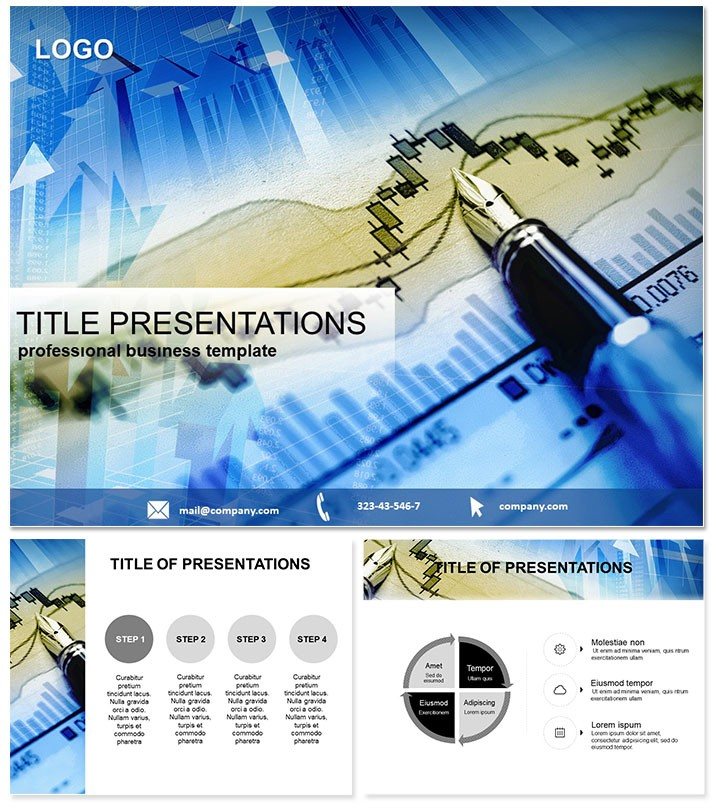 Lessons of Stock Trading Keynote Templates