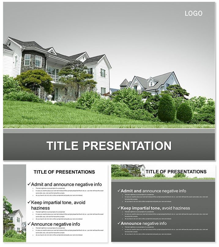 Background Themes: Rental House template for Keynote Presentation