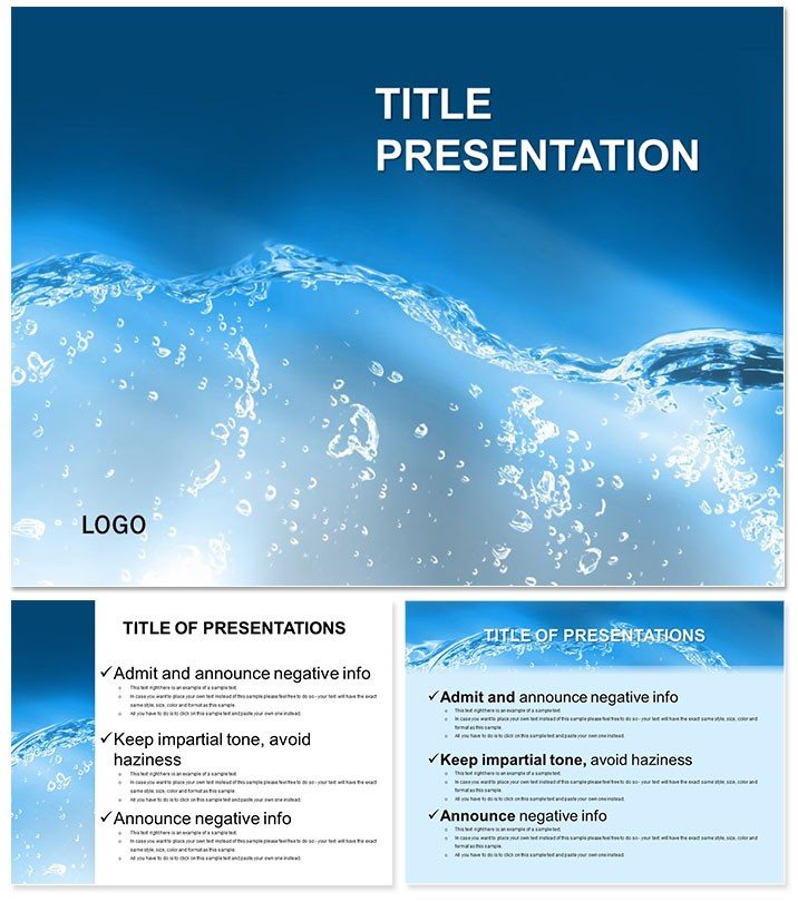 Water Basis of Life Keynote Themes - Presentation Template