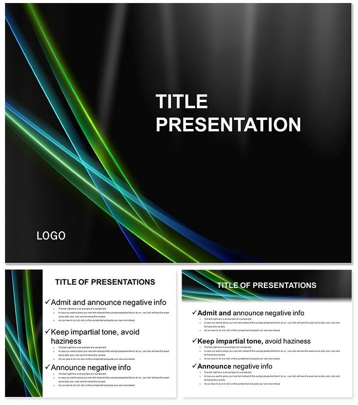 Dark Night Keynote Themes - Presentation Template