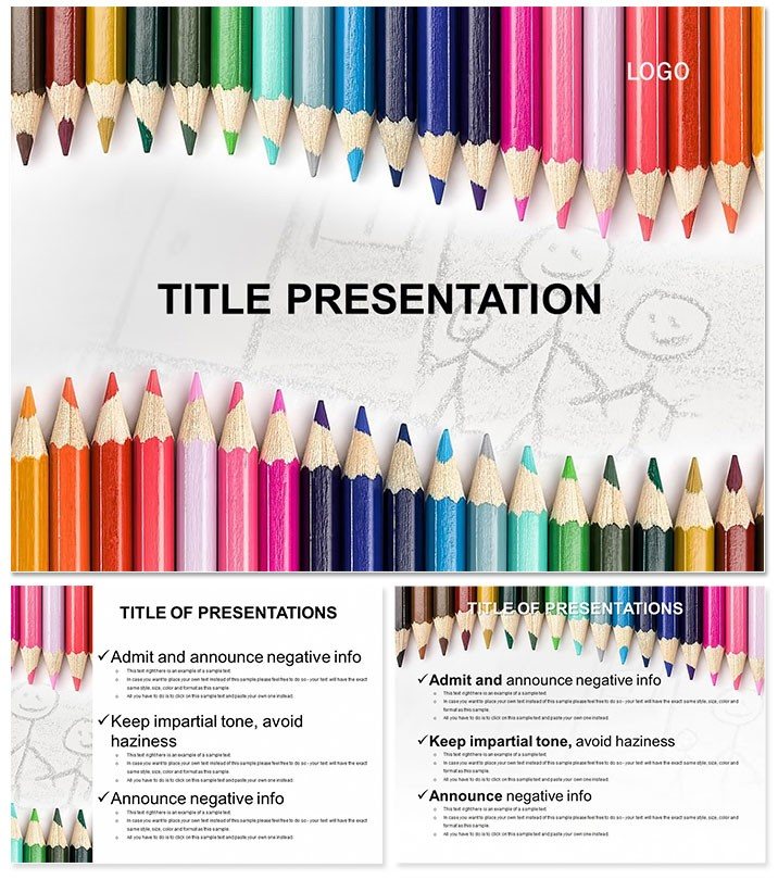 Pencils for Drawing Keynote Themes