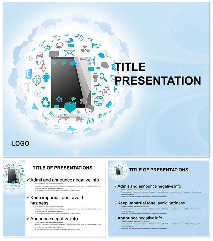 Popular Ipad Work template for Keynote presentation